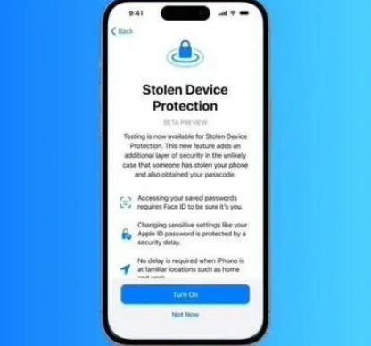 安国苹果授权维修店分享被盗设备保护功能开启方法 